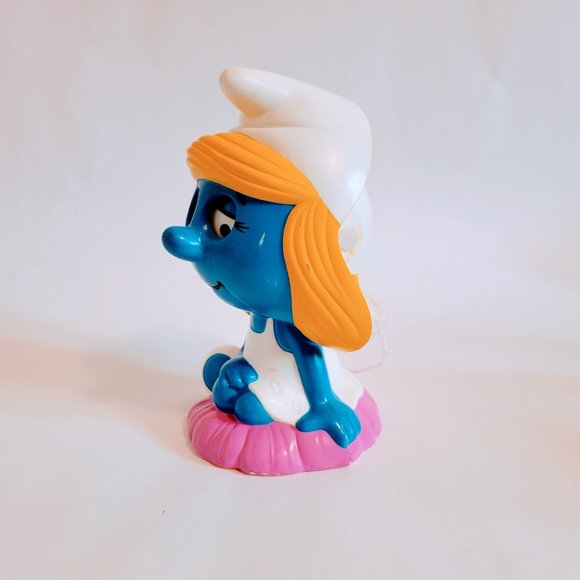 Vintage Smurfs 1980's Wallace Berrie PEYO Pull String Talking Smurfette. - Picture 3 of 5